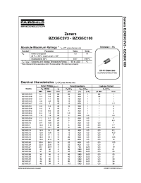 Datasheet BZX85C10 производства Fairchild